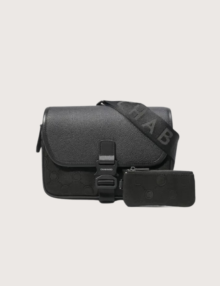 CHABRAND Sacoche à Rabat Icone Toile Reporter Noir