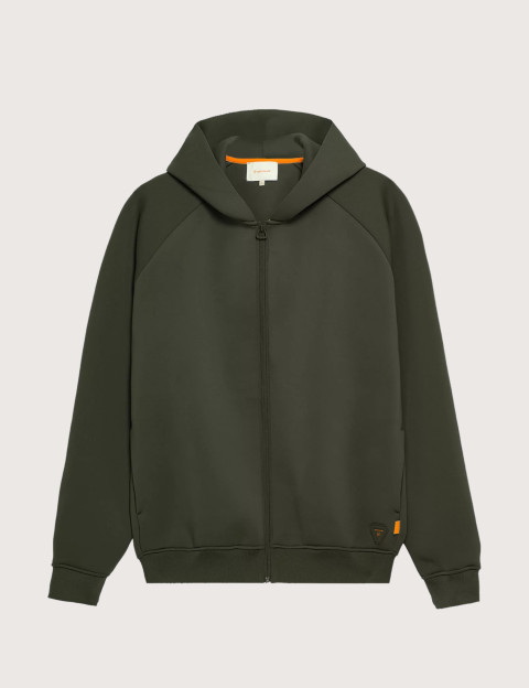 GERTRUDE Sweat à Capuche Zippé Enfant Melvin Kaki