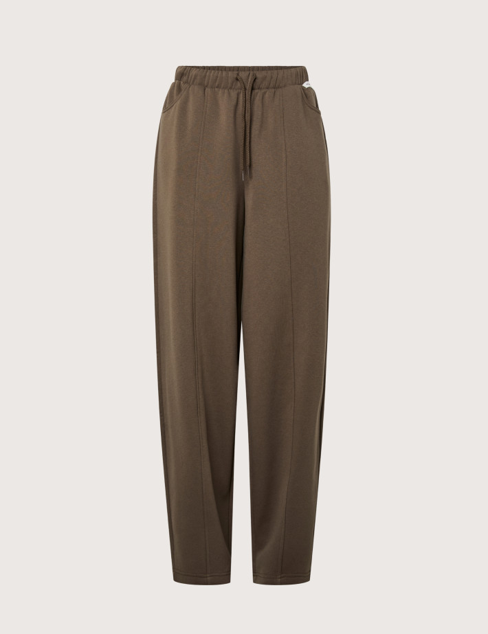 PIECES Bas de Jogging Artemis Coupe Barrel Kaki