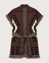 Orlinn Gilet Femme Sans Manches en Maille 506 Marron