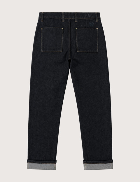 HBT DENIM STAY BLUE | RONNY Chino Couture Surpiqure Poche Homme - 3