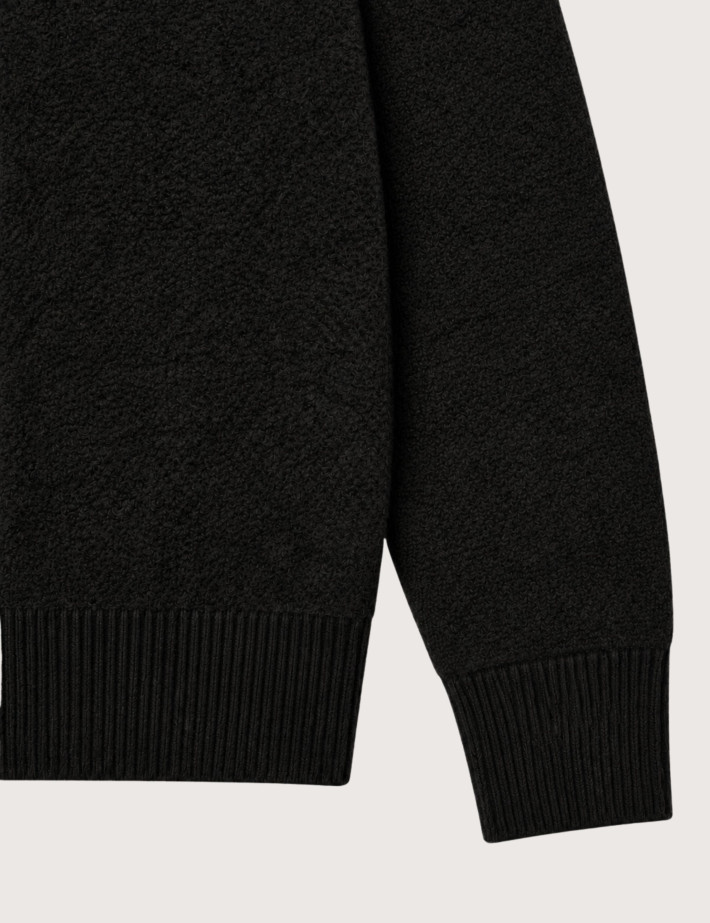 MOS MOSH Cardigan Homme à Zip Ryan Noir - 2
