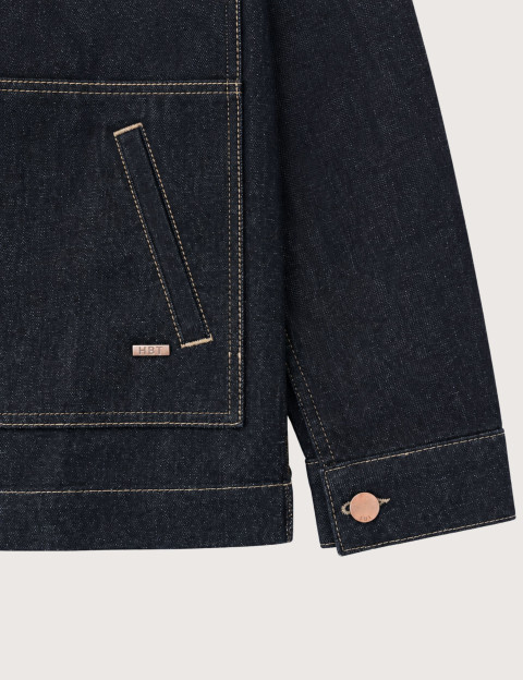 HBT DENIM STAY BLUE | NEXT Veste Zip Class Col Aviateur Homme - 2