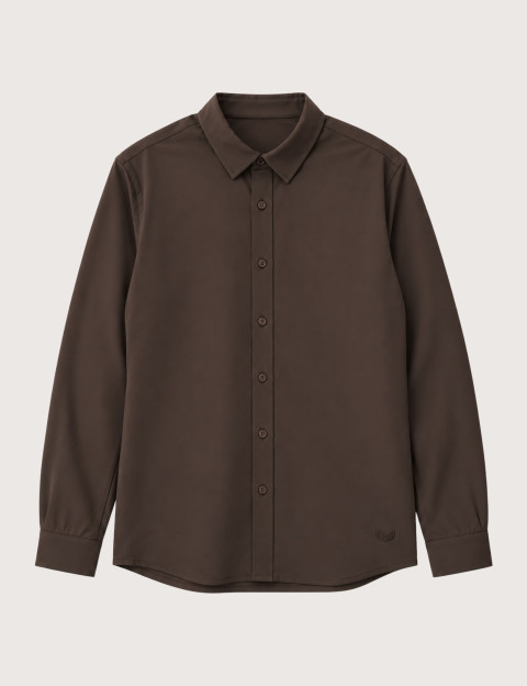 HBT BASICS REVO-CLASS | LORD Chemise Homme Chocolat