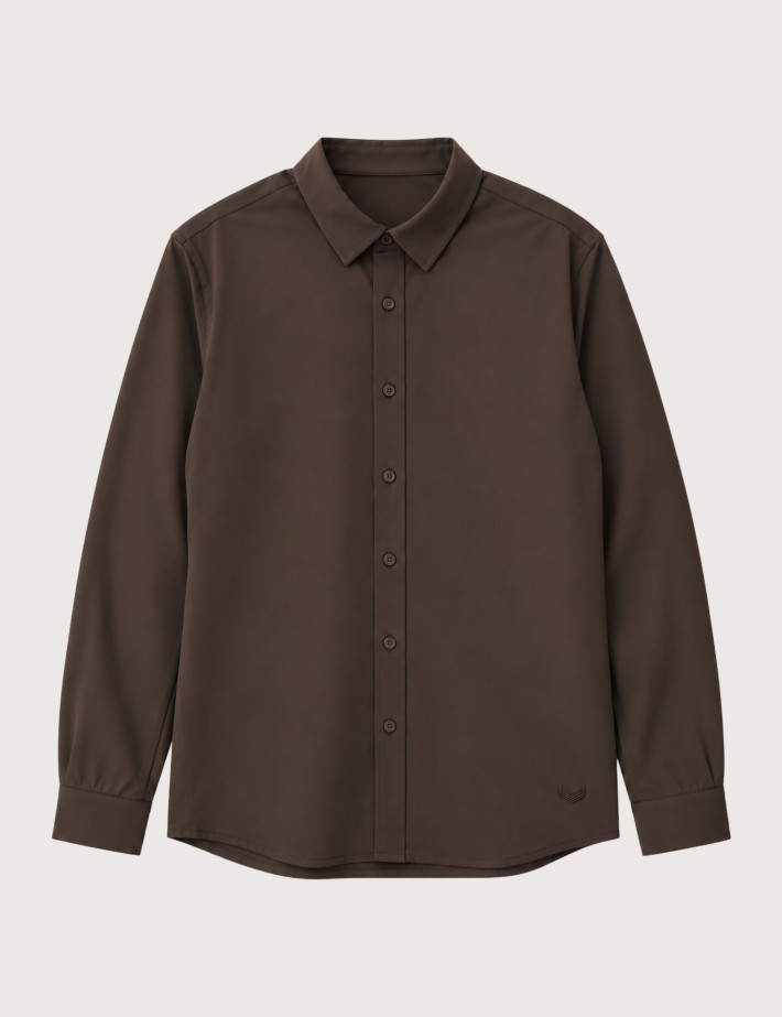 HBT BASICS REVO-CLASS | LORD Chemise Homme Chocolat