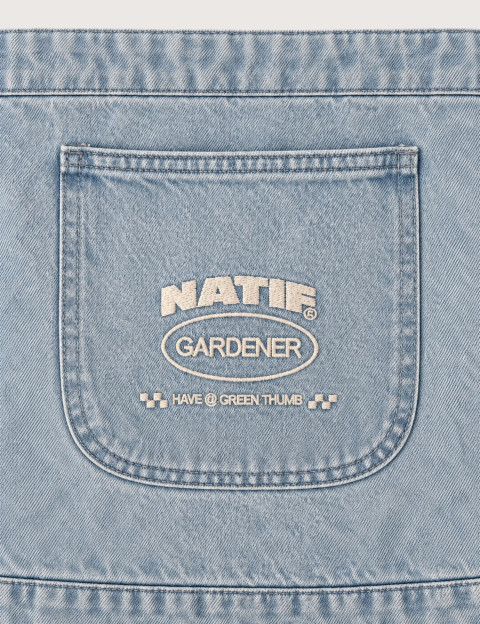 Natif Salopette Unisexe Garderner en Jean - 3
