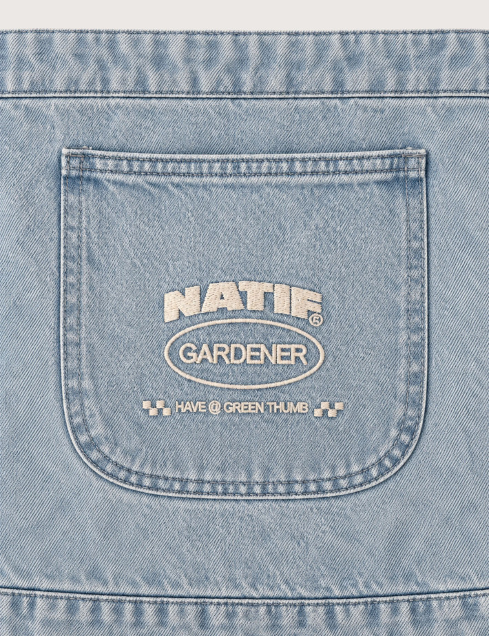 Natif Salopette Unisexe Garderner en Jean - 3
