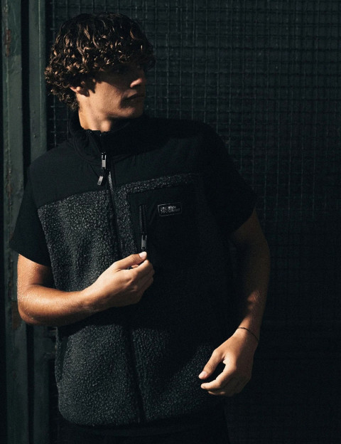 WATTS Veste Sherpa Sans Manches Homme XRAW Noir - 2