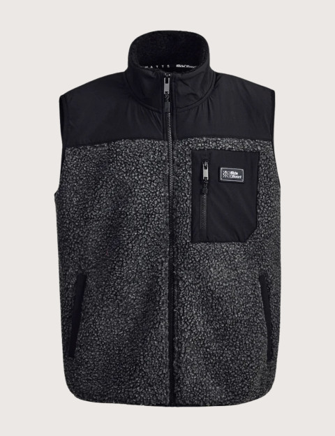 WATTS Veste Sherpa Sans Manches Homme XRAW Noir