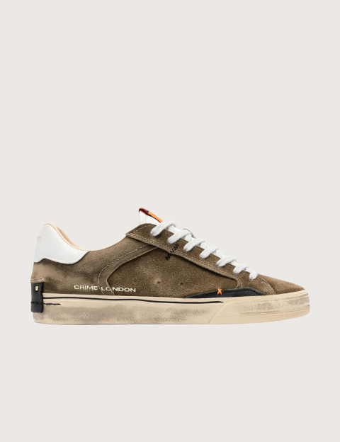 Crime London Baskets Basses Homme Desconstructed Marron