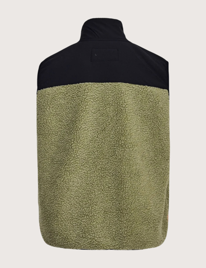 WATTS Veste Sherpa Sans Manches Homme XRAW Kaki - 4