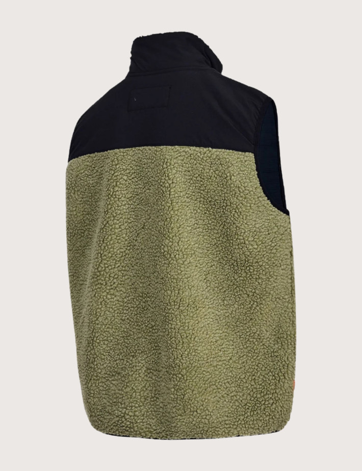 WATTS Veste Sherpa Sans Manches Homme XRAW Kaki - 5