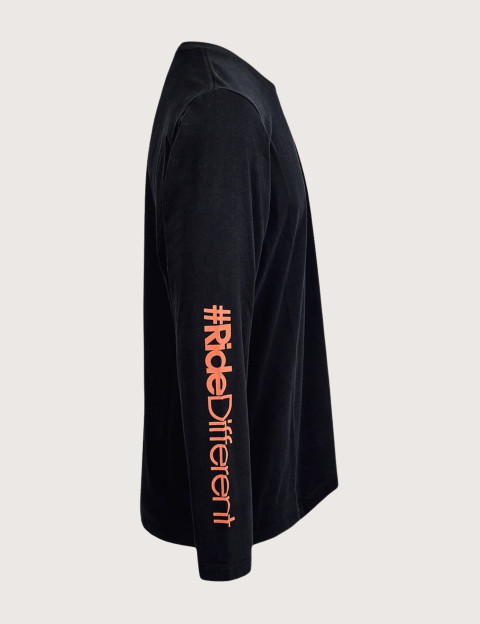 WATTS T-Shirt Homme Manches Longues Shot Noir - 4