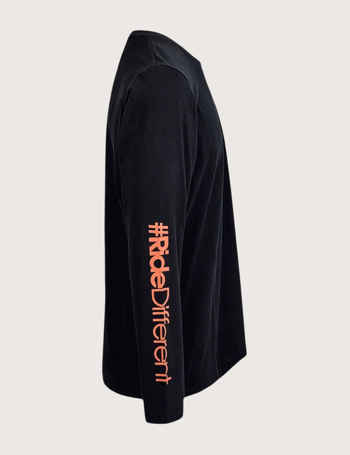 WATTS T-Shirt Homme Manches Longues Shot Noir - 4