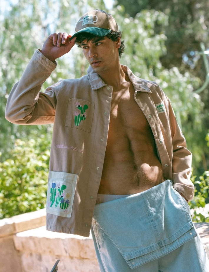 Natif Veste Worker Homme Gardener Marron - 6