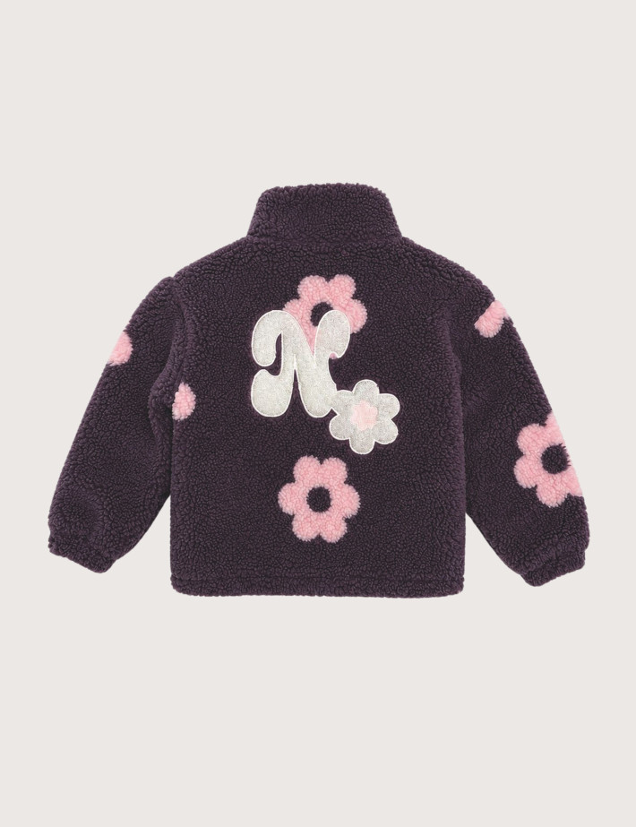 Natif Sherpa Enfant Manches Longues N Flower 27 Violet - 2