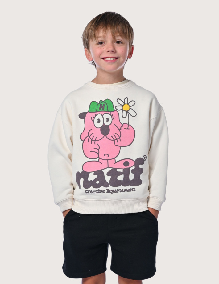 Natif Sweat Loose Enfant Creative Dpt Beige