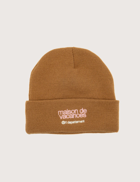Natif Bonnet Unisexe Maison de Vacances Marron - 2