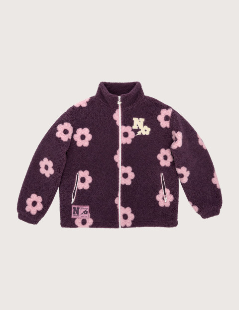 Natif Sherpa Unisexe Manches Longues N Flowers 27 Violet