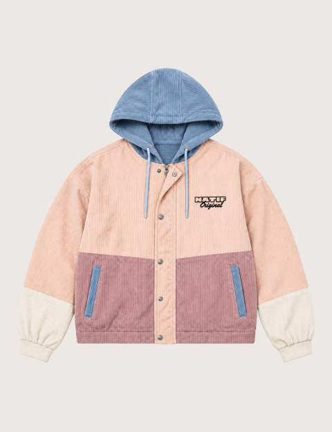 Natif Veste Corduroy Original Rose - 6