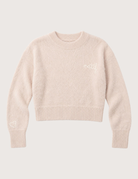 Natif Pull Femme en Maille Fine Bella Rose - 4