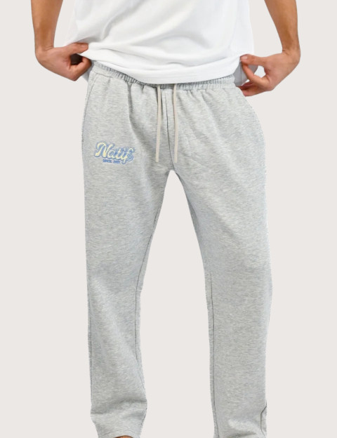 Natif Jogging Unisexe Logo Since 21 Gris Clair