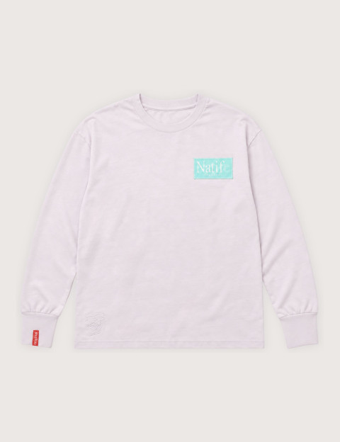 Natif T-Shirt Unisexe Manches Longues New Original Violet - 7