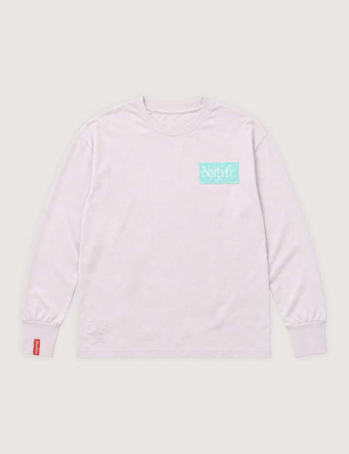 Natif T-Shirt Unisexe Manches Longues New Original Violet - 7