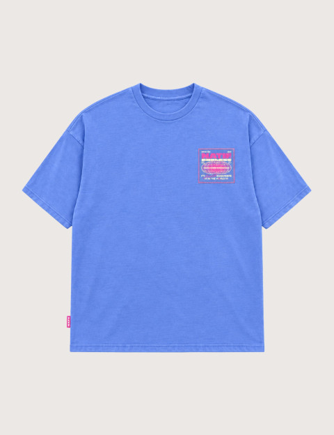 Natif T-Shirt Unisexe Manches Courtes Endless Summer 27 Bleu - 4