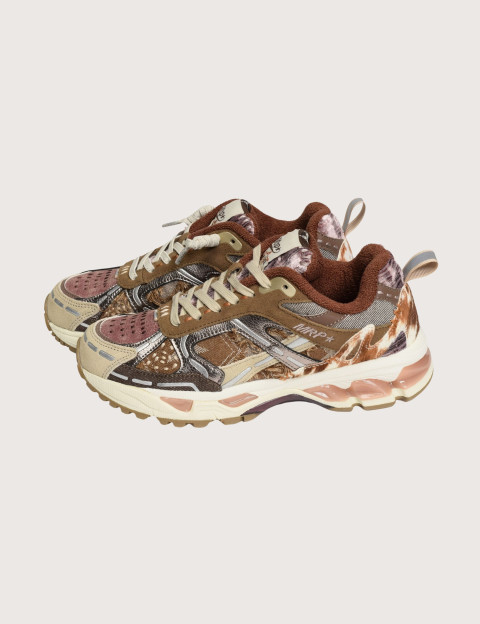 MRP Melrose Place Baskets Femme MRPHICHO Marron Rose - 5