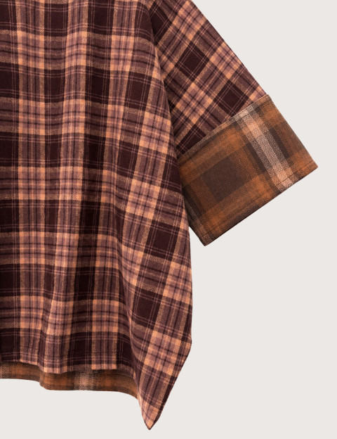 Circus & Co Chemise Femme à Carreaux Mimo Chocolat - 2