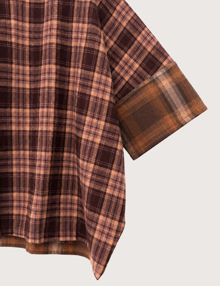 Circus & Co Chemise Femme à Carreaux Mimo Chocolat - 2