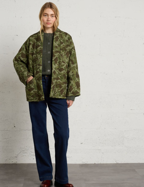 AOKYANOS Veste Kimono Femme Chicago Camouflage - 3