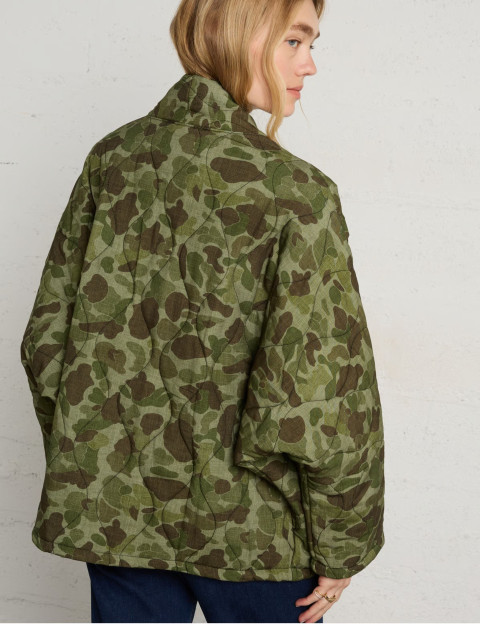 AOKYANOS Veste Kimono Femme Chicago Camouflage - 2