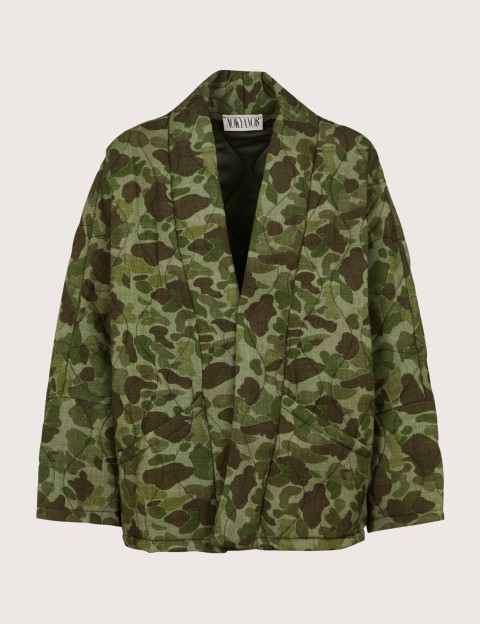 AOKYANOS Veste Kimono Femme Chicago Camouflage