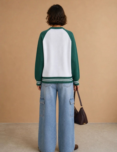 Adoré Pull Femme Los Angeles Indira Ecru Sapin - 3