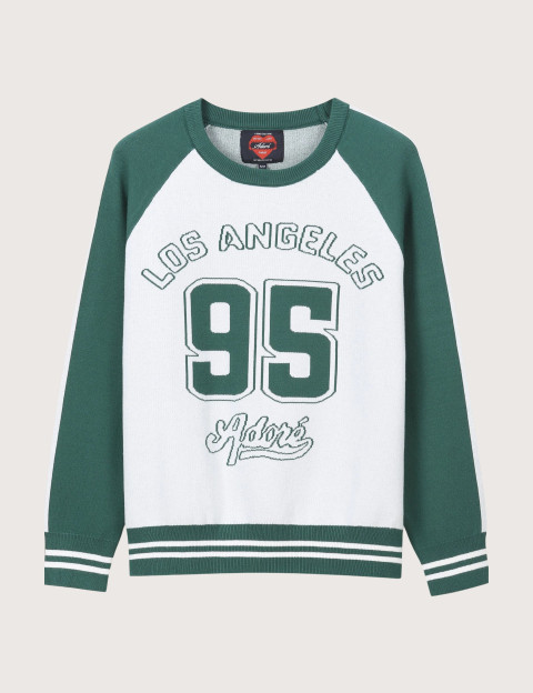 Adoré Pull Femme Los Angeles Indira Ecru Sapin
