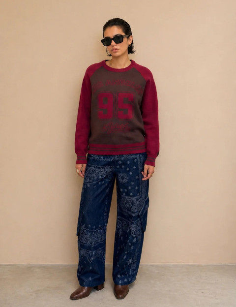 Adoré Pull Femme Los Angeles Indira Choco Bordeaux - 2