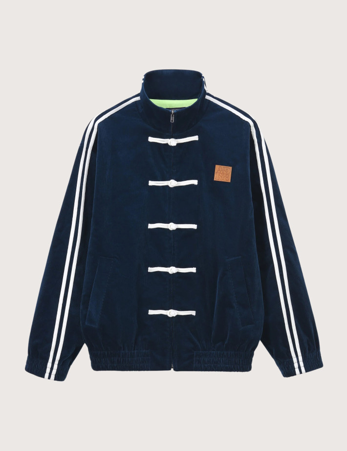 Adoré Veste Femme Boutonnage Brandebourg Ayline Bleu Canard