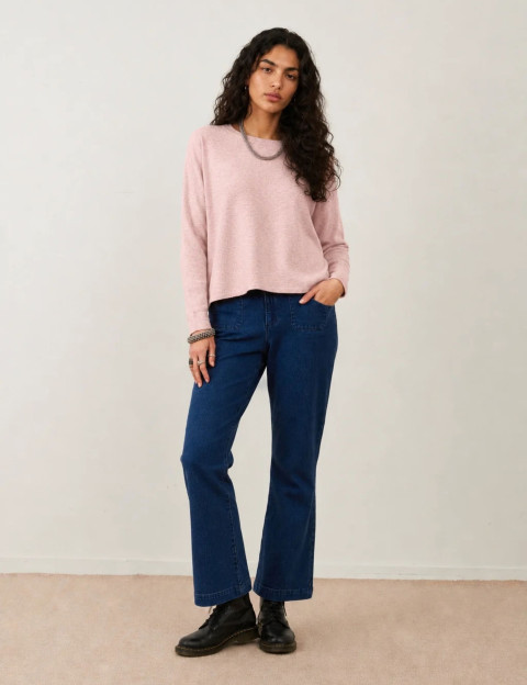 Minuit12 Pull Femme en Maille Livia Blush - 3