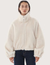Giovanni Paris Veste Femme Fausse Fourrure Josie Blanc