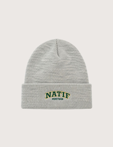 Natif Bonnet Unisexe Heritage Gris - 3