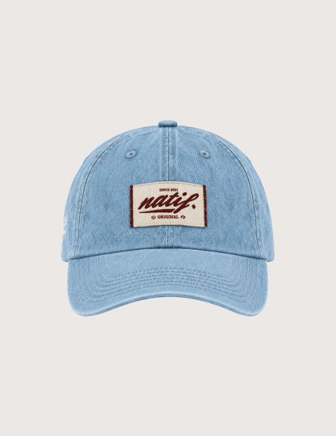 Natif Casquette Label Logo Devant en Jean - 2