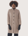 Giovanni Paris Manteau Long Femme Laureline Taupe