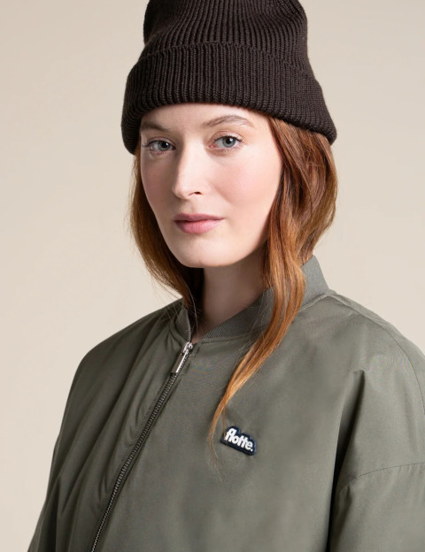 Flotte Bombers Court Coupe Veny Unisexe Alesia Kaki - 4