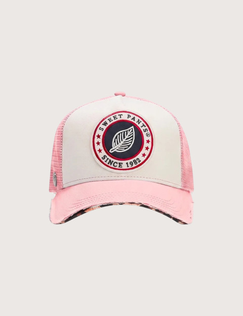 SWEET PANTS Casquette Home Run Léo Rose Clair