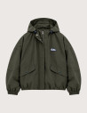 Flotte Veste Bombers Unisexe Grance Kaki