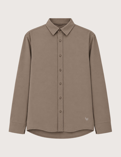 HBT BASICS REVO-CLASS | LORD Chemise Homme Taupe
