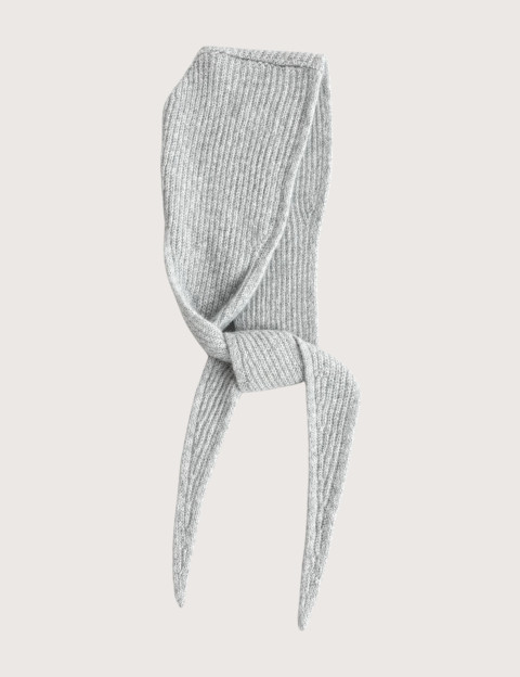 PIECES Echarpe Cagoule Femme Rebekka Gris