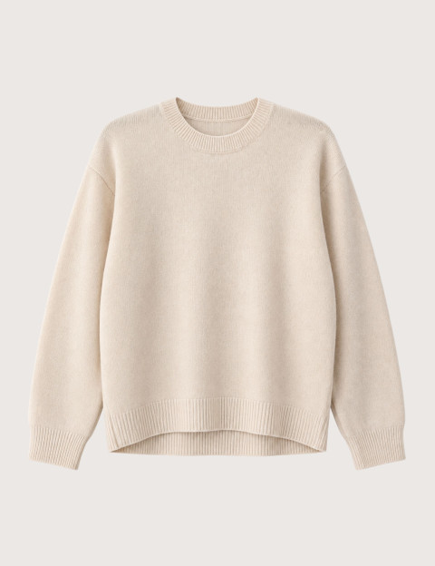 PIECES Pull Femme Sally Beige